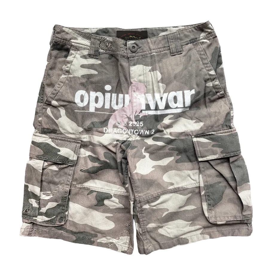 Opiumwar Camo Shorts